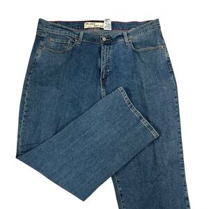 Levis 550 Relaxed Boot Cut‎ Jeans Women's 22S Blue Denim 30" Inseam Baggy Y2K